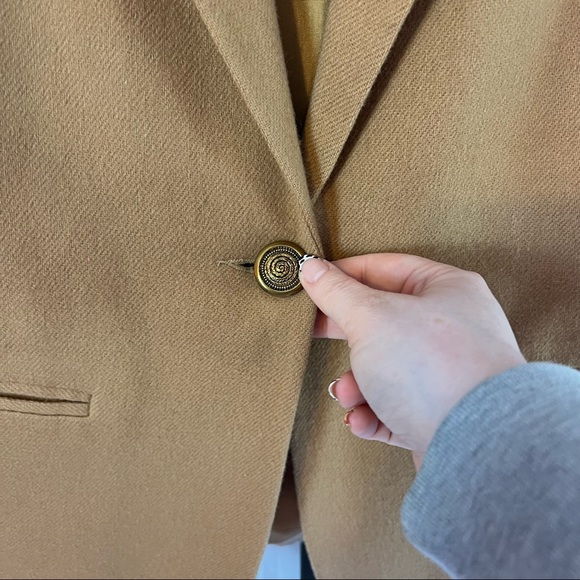 Sag Harbor Wool Blazer and Skirt Set Brown, size 12 - Picture 3 of 11